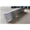 Image 2 : 54"W X 12"D COMMERCIAL STAINLESS STEEL WALL SHELF WITH FLAT FRONT
