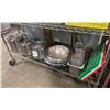 Image 2 : 3 STAINLESS STEEL COMMERCIAL STOCK POTS WITH LIDS, ASSORTED STAINLESS STEEL MIXING BOWLS, DEEP FRY
