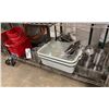 Image 2 : ASSORTED COMMERCIAL KITCHEN CONTAINERS, KNIVES, CUTLERY HOLDERS, DEEP FRY BASKETS & KITCHEN