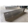 Image 2 : 60"W X 12"D COMMERCIAL STAINLESS STEEL WALL SHELF WITH CURVED FRONT