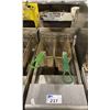 Image 2 : FRYMASTER PMJ135SD STAINLESS STEEL COMMERCIAL DUAL BASKET GAS DEEP FRYER WITH 2 BASKETS