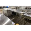 Image 2 : STAINLESS STEEL SINGLE BAY COMMERCIAL 74"W X 32"D X 37"H WASH SINK / TABLE WITH FAUCET