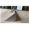 Image 3 : 72"W X 12"D COMMERCIAL STAINLESS STEEL WALL SHELF WITH ROUND FRONT