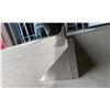 Image 3 : 72"W X 12"D COMMERCIAL STAINLESS STEEL WALL SHELF WITH ROUND FRONT
