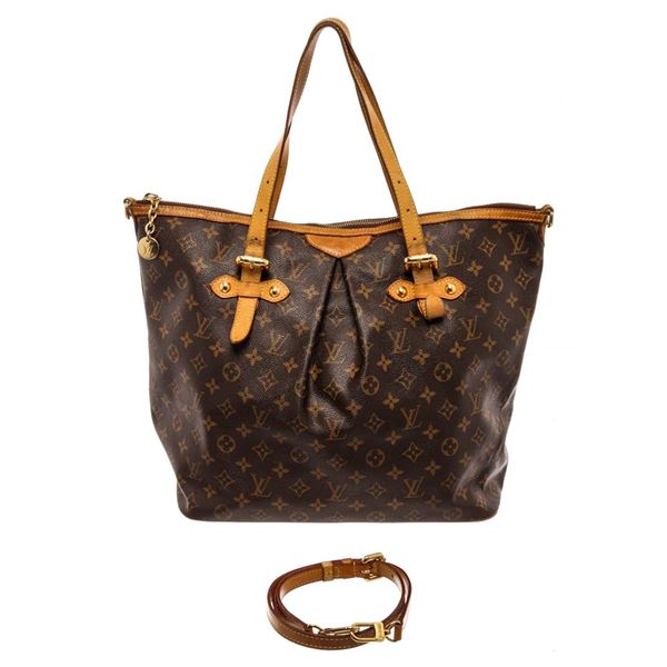 Louis Vuitton Brown Monogram Palermo GM Tote Bag