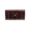 Image 1 : Louis Vuitton Red Brown Vernis Leather Sarah Wallet