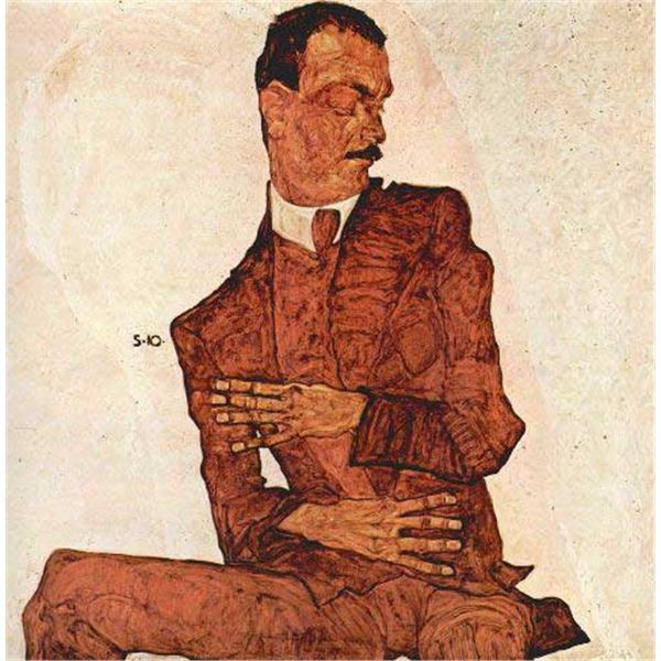 Egon Schiele - Portrait Of Arthur Rossler