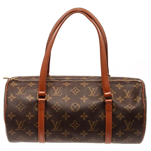 Louis Vuitton Brown Monogram Papillon 30 Shoulder Bag