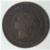 Image 2 : Canadian Large Cent 1890 Flying I in DIE F+