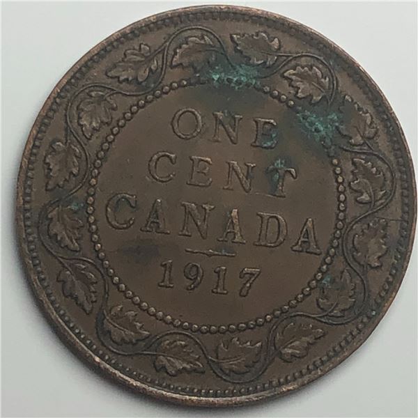 Canadian Large Cent 1917