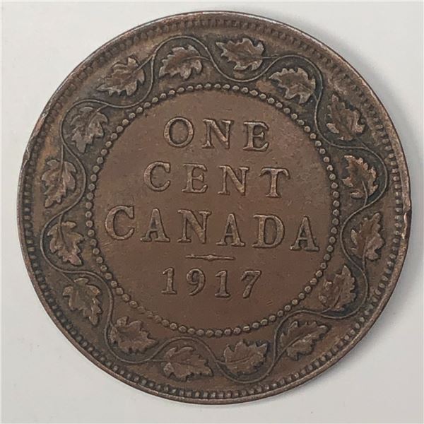 Canadian Large Cent 1917