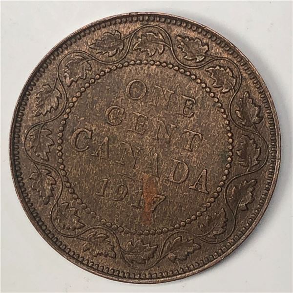 Canadian Large Cent 1917