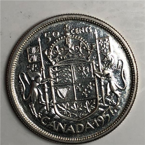 1957 Queen Elizabeth 50 Cents