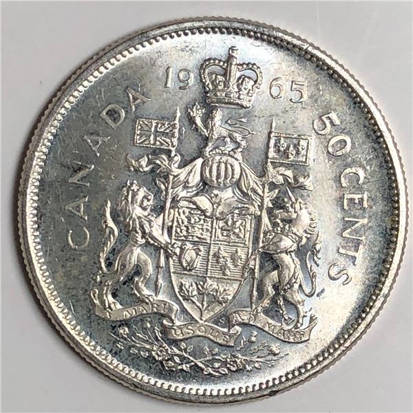 1965 Queen Elizabeth 50 Cents