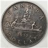 Image 1 : 1937 King George VI Canadian Silver Dollar