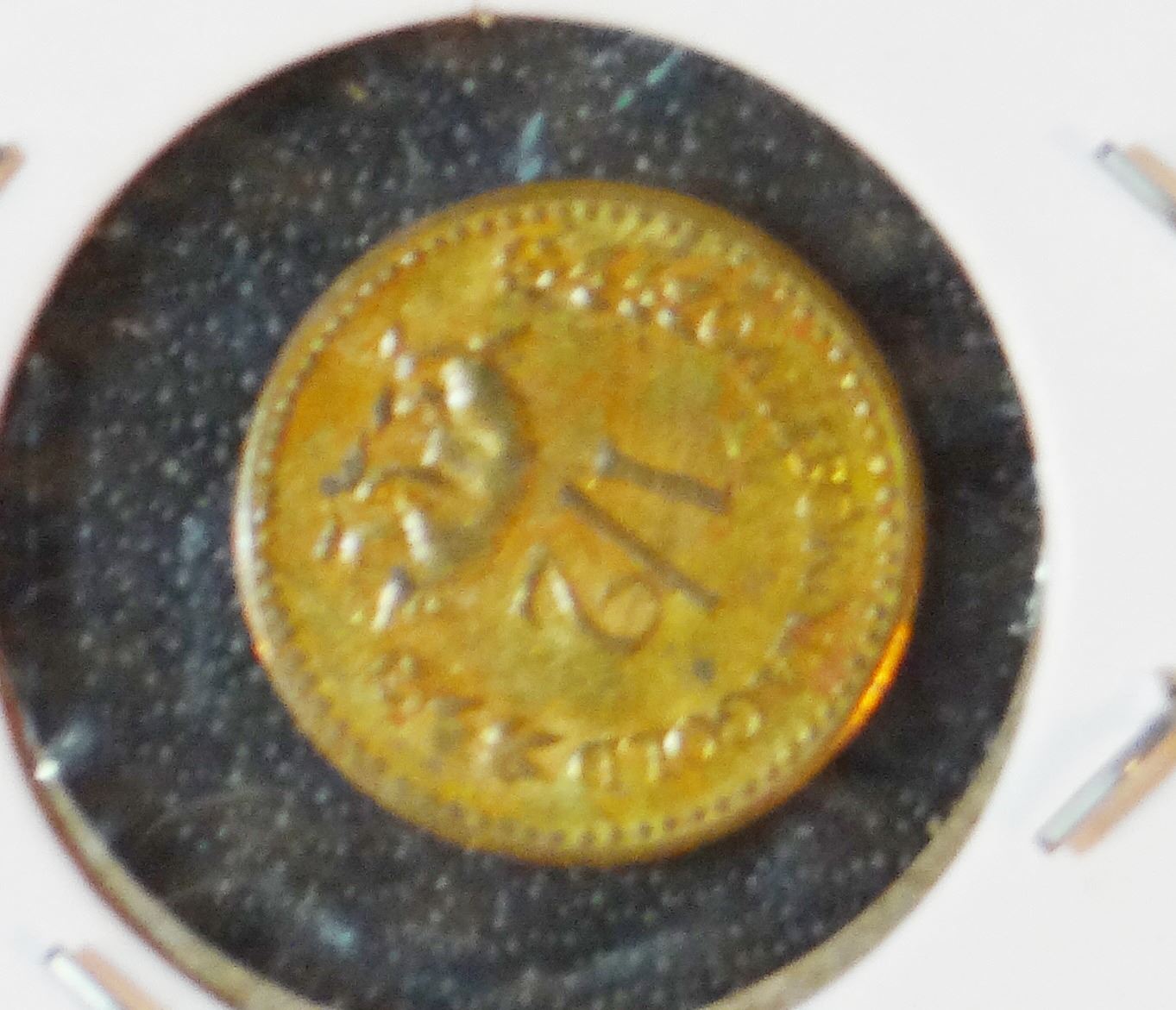 3 gold coins: 1852 & 1872 California 1/2 fractional coins; 1854 ...