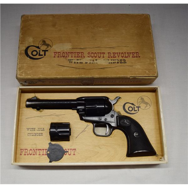 Colt Frontier Scout, .22 LR and .22 Mag cylinders, s#207200F, 4" bbl ...