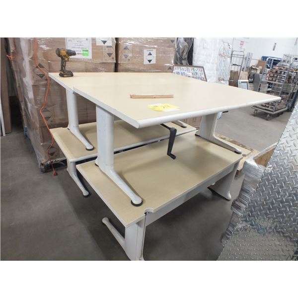 4 Adjustable Tables / Desks