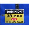 Image 3 : Collector Ammo - 38 Spl 158gr CIL Dominion Cartridges