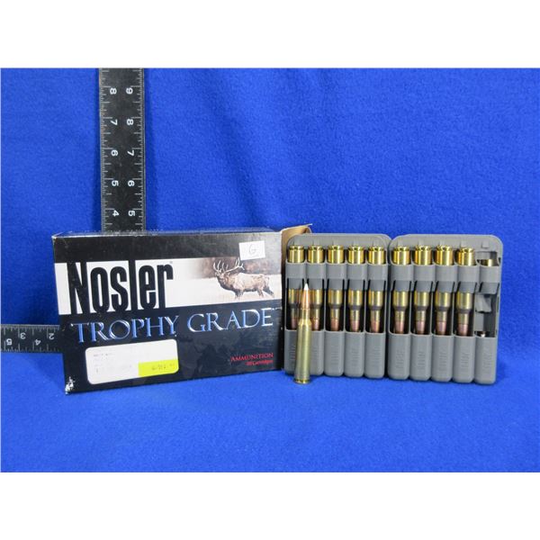 6.5X55 140gr Trophy Grade Nosler Cartridges - Box of 20