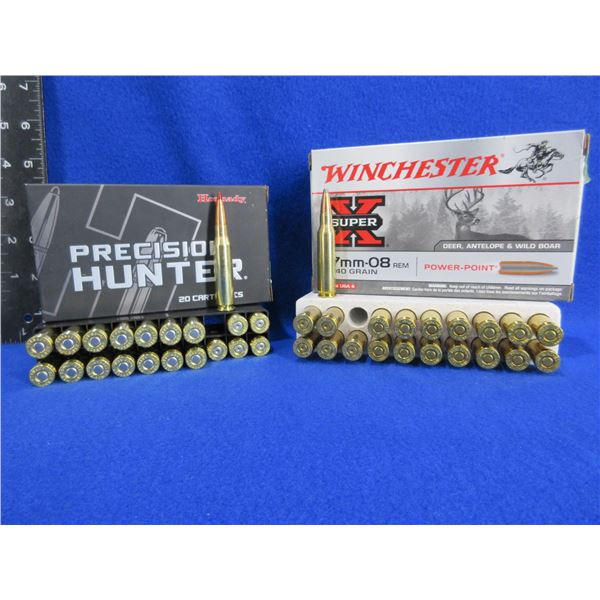 7MM-08 Winchester and Hornady Cartridges