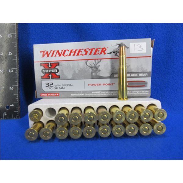 32 Win. Spl 170gr PP SuperX Winchester Cartridges