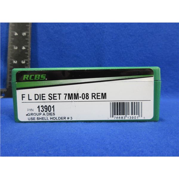 NEW - RCBS 7MM-08 Rem. FL 2 Die Set # 13901