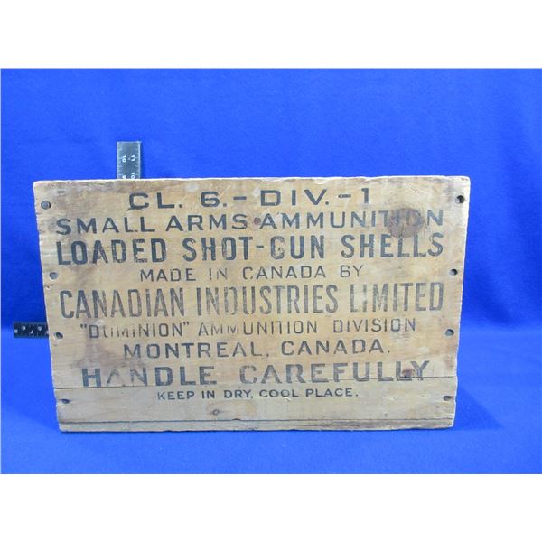 CIL Wood Ammo Box - 14" x 9 1/4" x 8 3/4" Deep