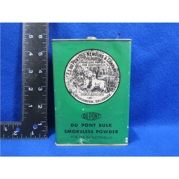 DuPont Smokeless Shotshell Powder in Collector Tin
