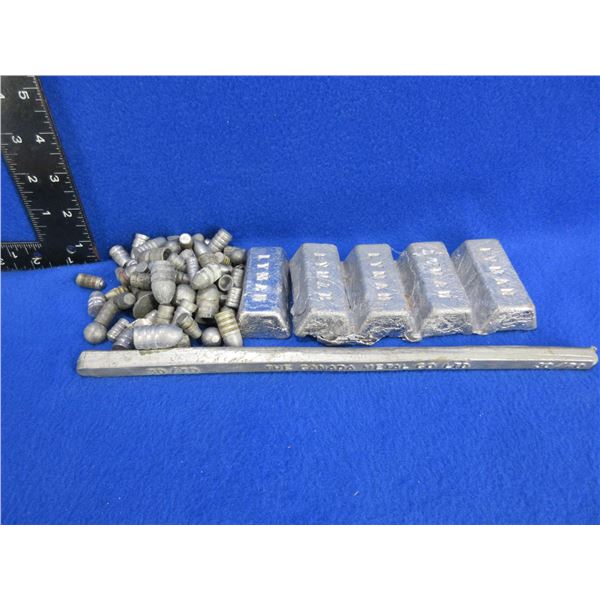 11 lbs of Lead - Includes 15 oz Stick of 30/70 Solder