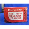 Image 2 : 270 Cal .277" 150gr Spire Point Hornady Bullets - Box of 100