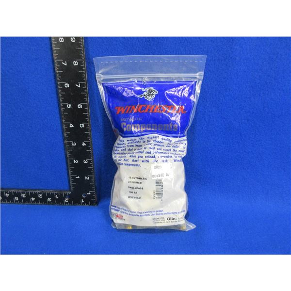 NEW - Brass Only - 45 Auto Winchester Unprimed