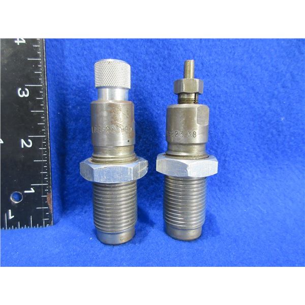 Lee 223 Rem. 2 Die Set (Marked K8 and B9)