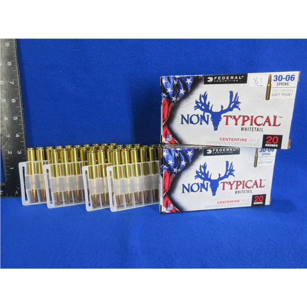 30-06 Sprg 180gr SP Non Typical Federal Cartridges