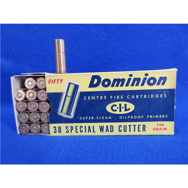 Collector Ammo - 38 Spl 146gr Wad Cutter CIL Cartridges