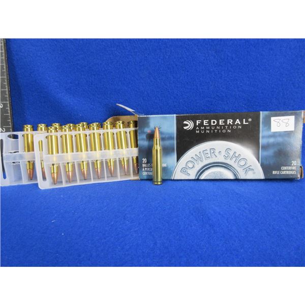 222 Rem. 50gr SP Power-Shok Federal Cartridges