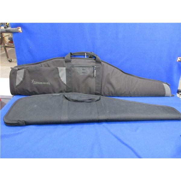 2 Scoped Rifle Soft Cases - Browning 46", Bulldog 40"