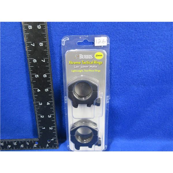 Burris 30MM Low Rings - Xtreme Tactical - Matte
