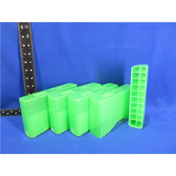 4 Empty MTM Cartridge Cases - Case-Gard J-20