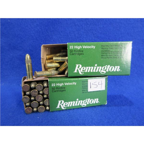 22 LR 40gr HV Remington Cartridges - Box of 50, Box of 26
