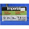 Image 2 : 12 Ga. 2 3/4" 7.5 Shot Imperial Shotshells - Box of 20