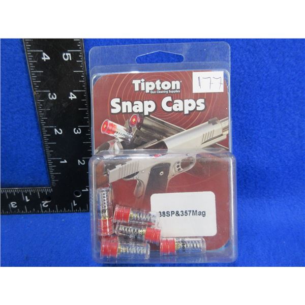 NEW - Tipton 38 Spl/357 Mag Snap Caps - Pack of 6