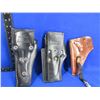 Image 4 : 3 Leather Holsters - Right Hand