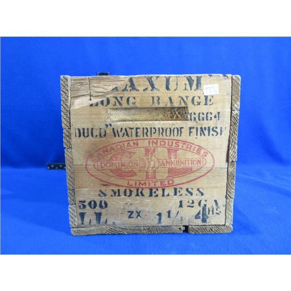 CIL Wood Shotgun Shell Box- 15 1/4" x 9 1/4" x 8 3/4" Deep