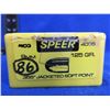 Image 2 : 9Mm .355" 125gr JSP Speer Bullets - Box of 86