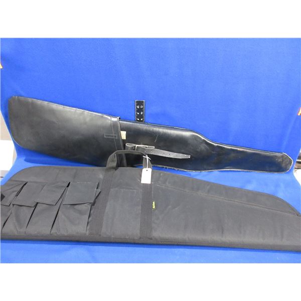 2 Soft Gun Cases - Leather 2 Piece and Allen 42" x 12"