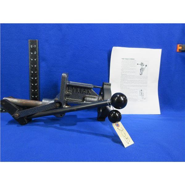 Lyman T-Mag II Turret Reloading Press with Printout