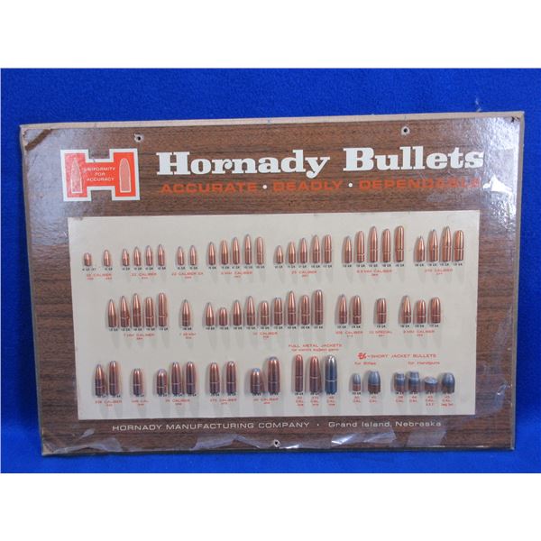 Hornady Bullet Board - Has corner damage