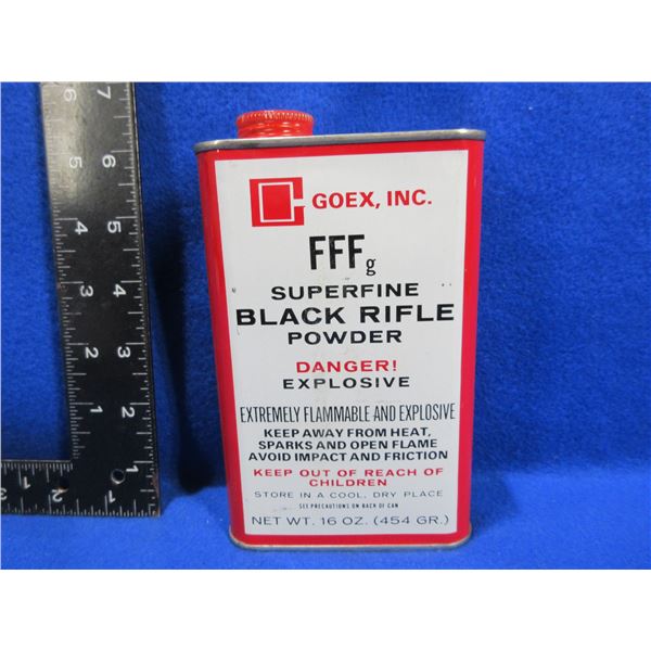 Goex FFFg Superfine Black Rifle Powder - Appears Full