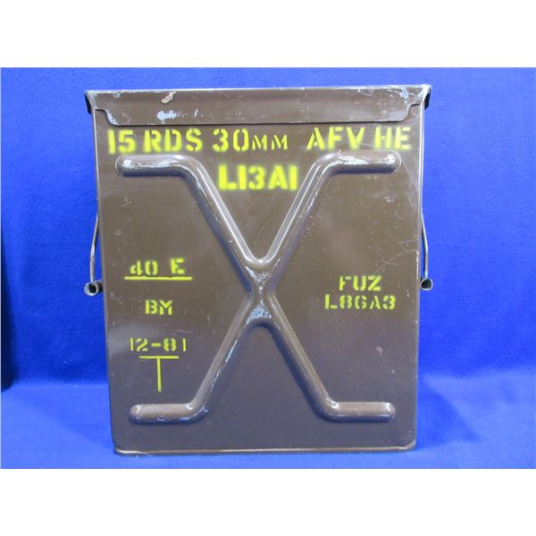 Metal Ammo Can - 12" x 5 1/2" x 13 1/2" Deep